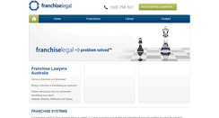 Desktop Screenshot of franchiselegal.com.au